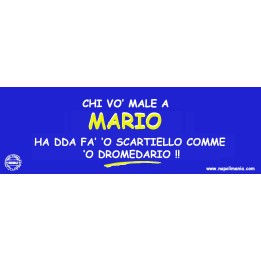 Targa divertente "Chi vò male a Luciano..." | Napolimania
