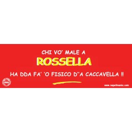 Targa divertente "Chi vò male a Luciano..." | Napolimania