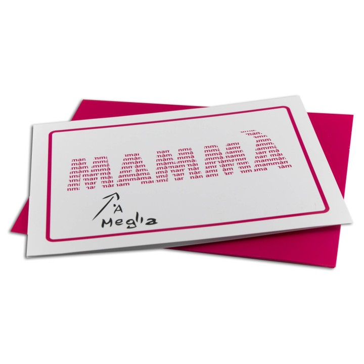 Biglietto di auguri per la "meglia" mamma | Napolimania
