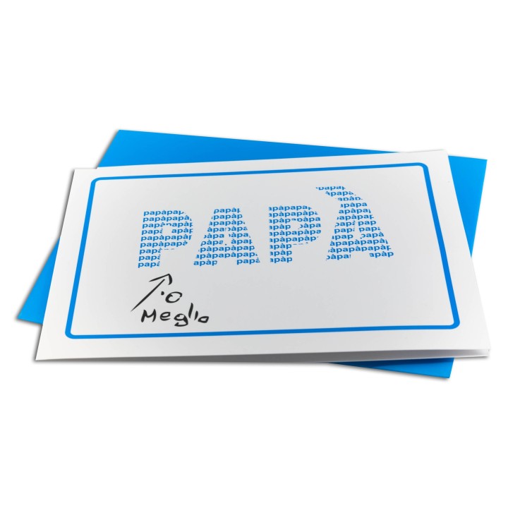 Biglietto di auguri per il meglio papà | Napolimania