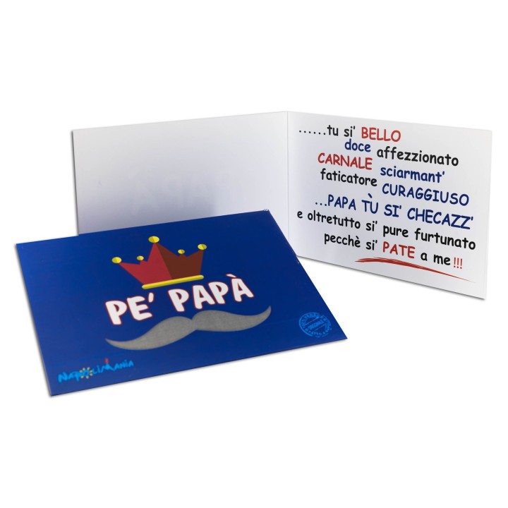 Biglietto di auguri per papà | Napolimania