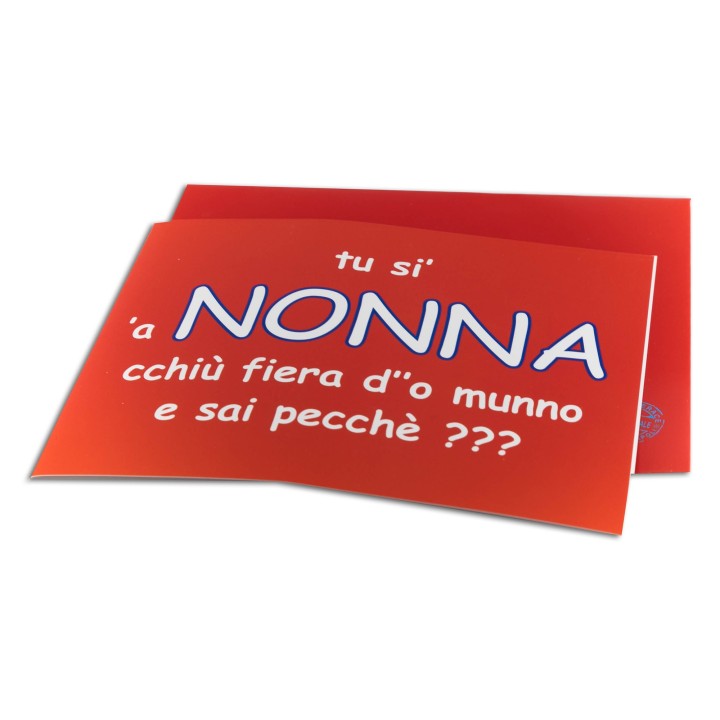 Biglietto di auguri per la nonna | Napolimania