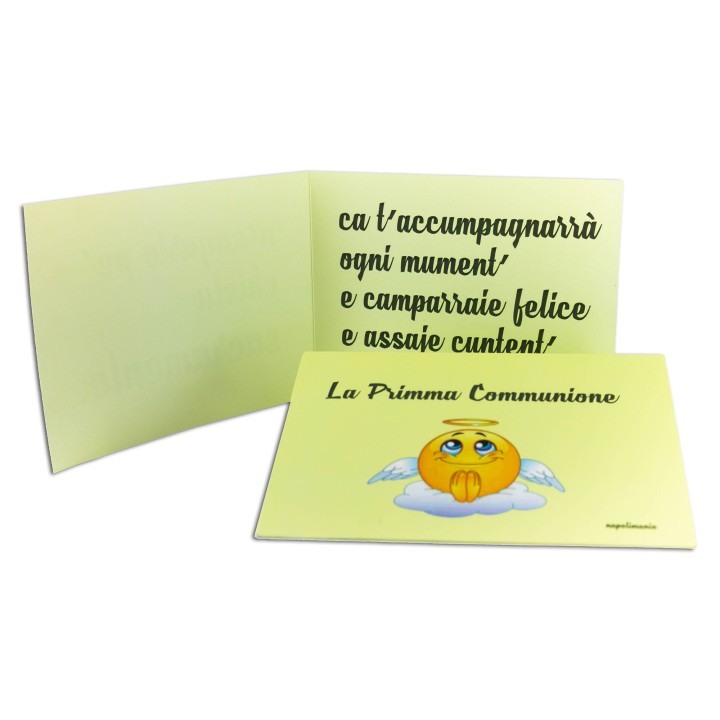 Biglietto di auguri per prima comunione | Napolimania