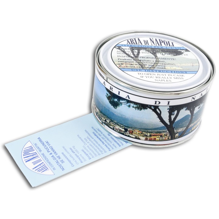 Souvenir Napoli - Scatola in latta con "aria di Napoli" | Napolimania
