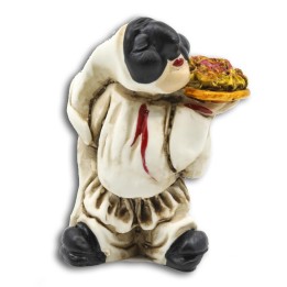 Souvenir Napoli - Pulcinella con spaghetti | Napolimania