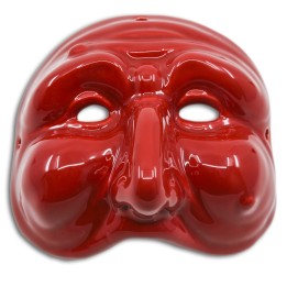 Souvenir Napoli - Maschera Pulcinella rossa | Napolimania