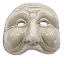 Souvenir Napoli - Maschera Pulcinella bianca | Napolimania