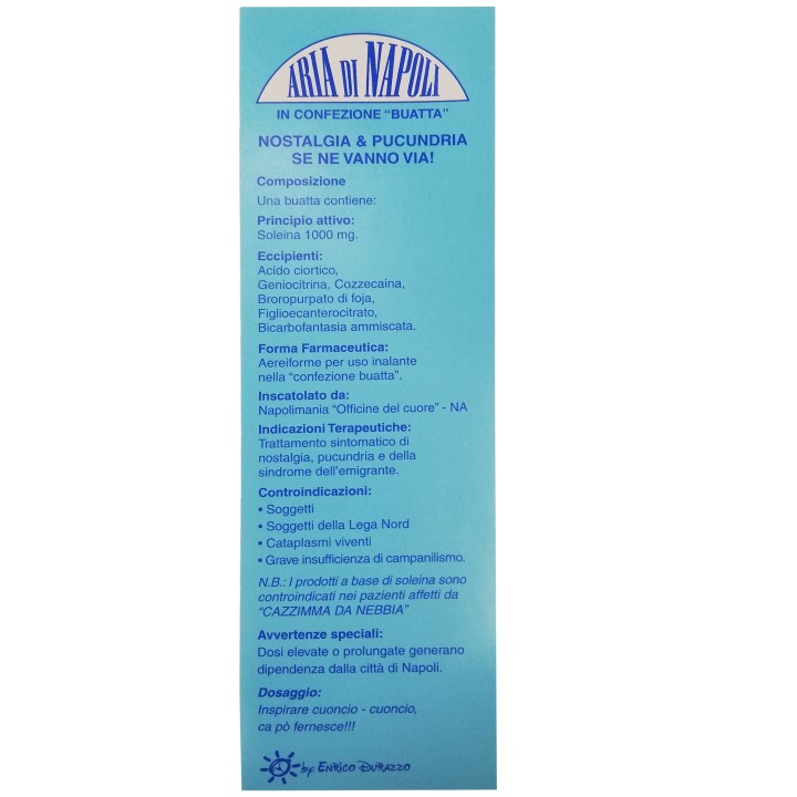 Souvenir Napoli - Scatola in latta con "aria di Napoli" | Napolimania