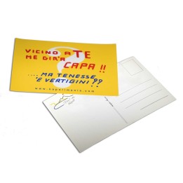 Cartolina in bianco e nero Baci da Napoli | Napolimania