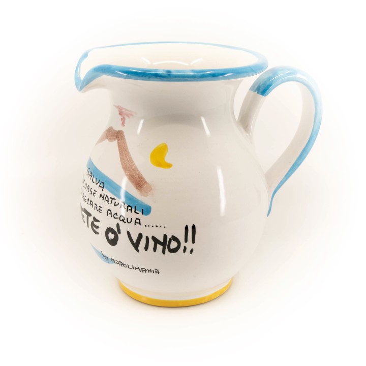 Souvenir Napoli, brocca in ceramica | Napolimania