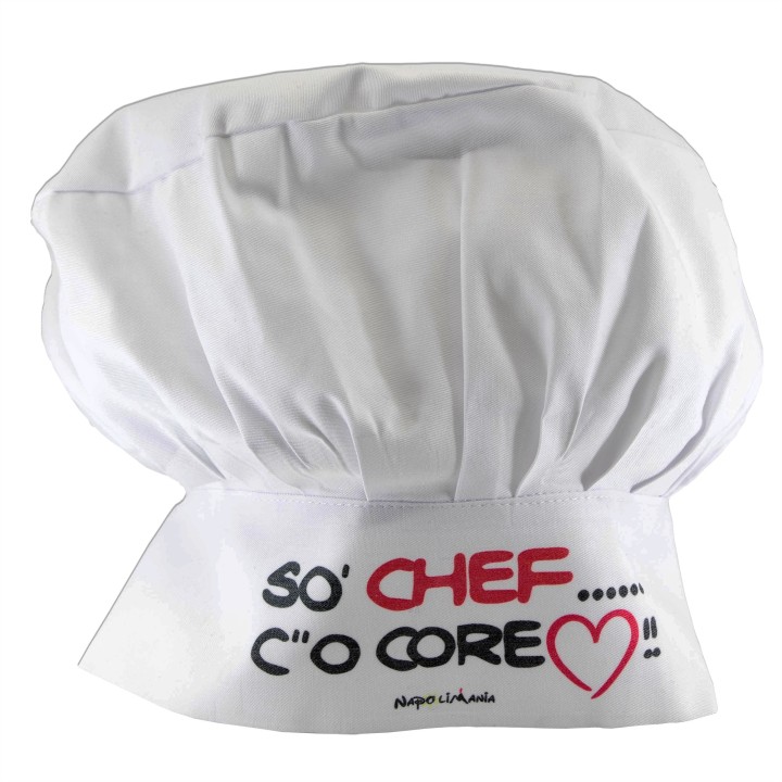 Accessori da cucina divertenti - Cappello So Chef co core | Napolimania