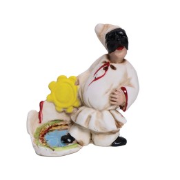 Souvenir Napoli - maschera di Pulcinella VESUVIO | Napolimania