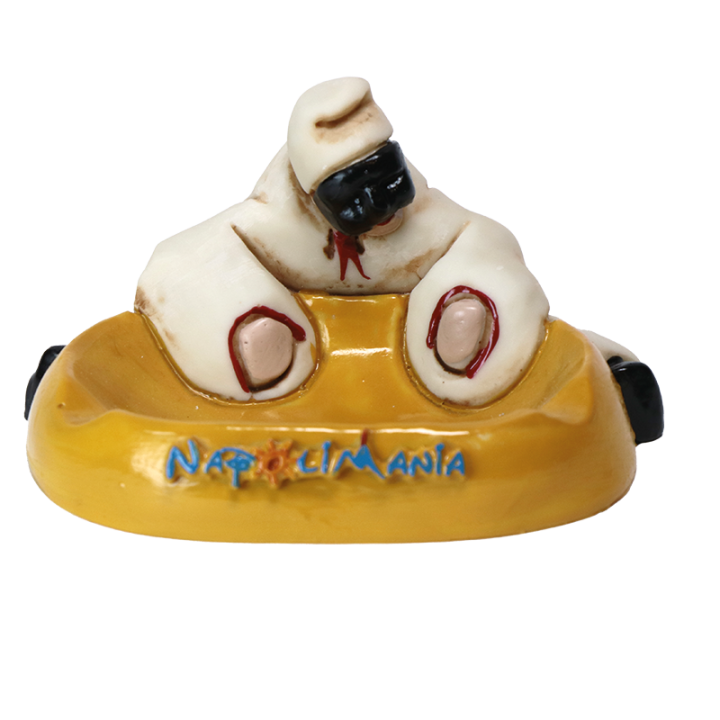 Souvenir Napoli - maschera di Pulcinella posacenere| Napolimania