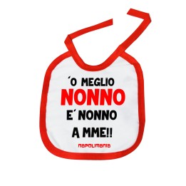 Bavetta Neonato scritta in Napoletano Nonno