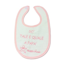 Bavetta neonato - Uguale a papà | Napolimania