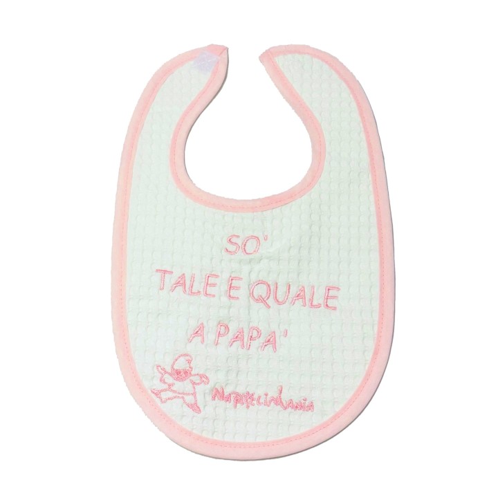 Bavetta neonato - Uguale a papà | Napolimania