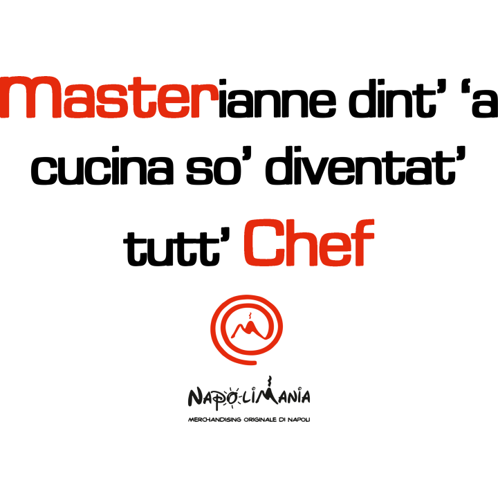 Grembiule da cucina divertente - Master Chef | Napolimania