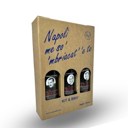 Bottiglia di Vino "Kit e Biv" da 750ml|confezione da 3 | Napolimania