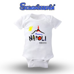 Body neonato Napoli Vesuvio