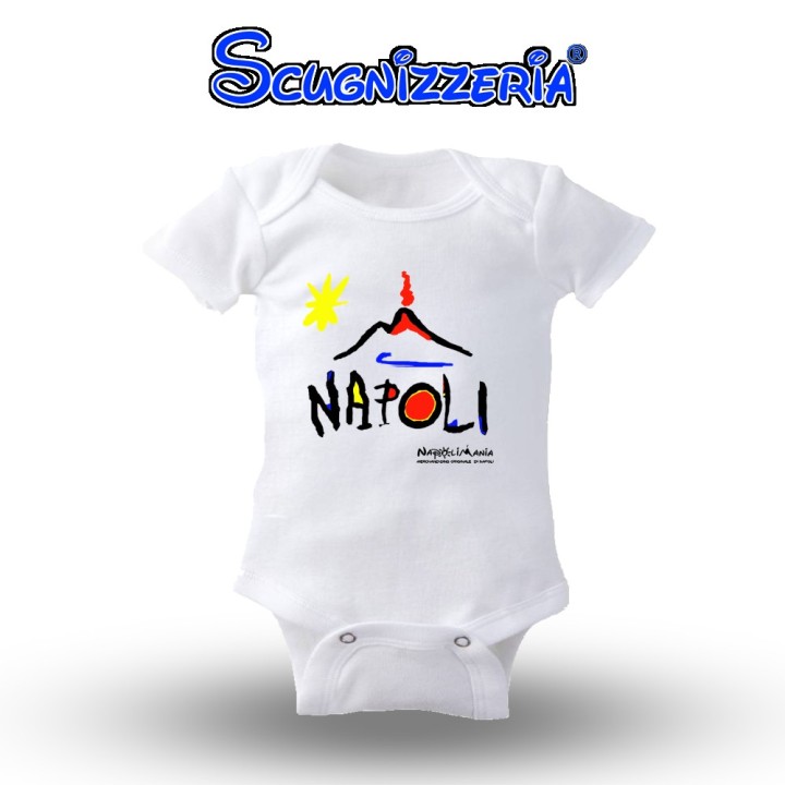 Body neonato Napoli Vesuvio