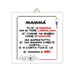 Souvenir Napoli - mattonella Mammà | Napolimania