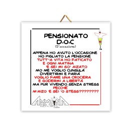 Souvenir Napoli - mattonella Pensionato D.o.c. | Napolimania