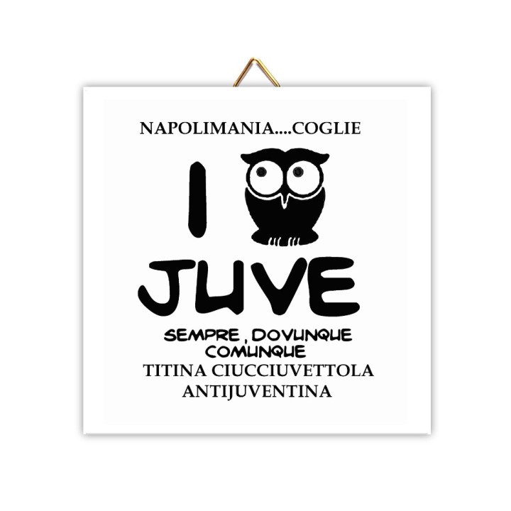 Mattonella Ciucciuvettola antijuventina gufo juve