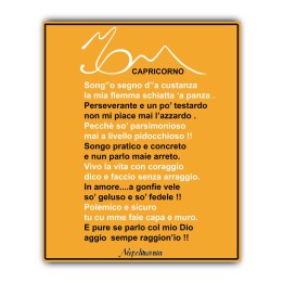 Targa divertente - Oroscopo - Capricorno | Napolimania