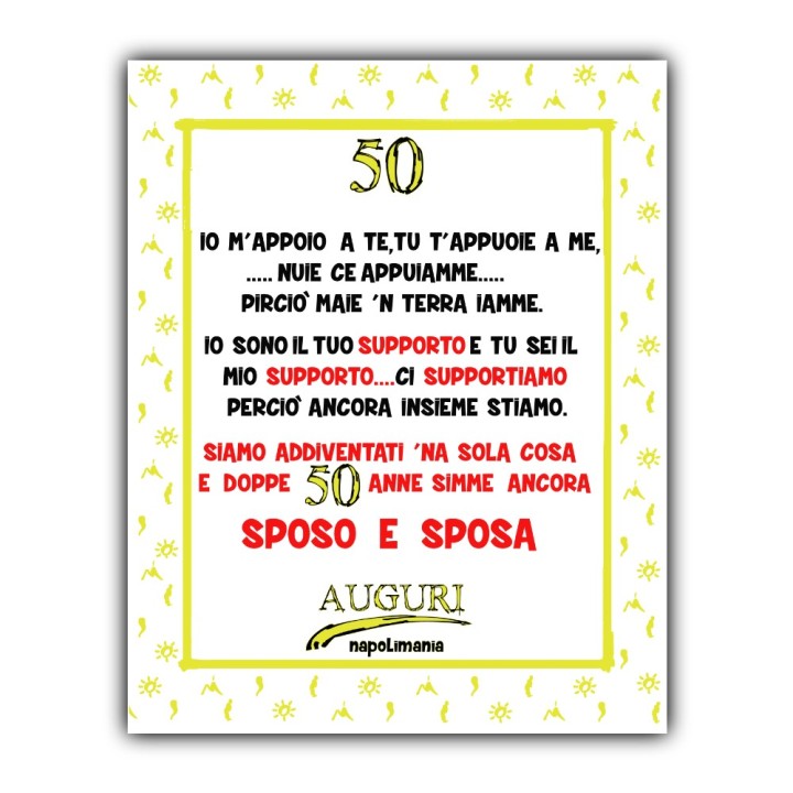 Targa divertente - Semaforo | Napolimania