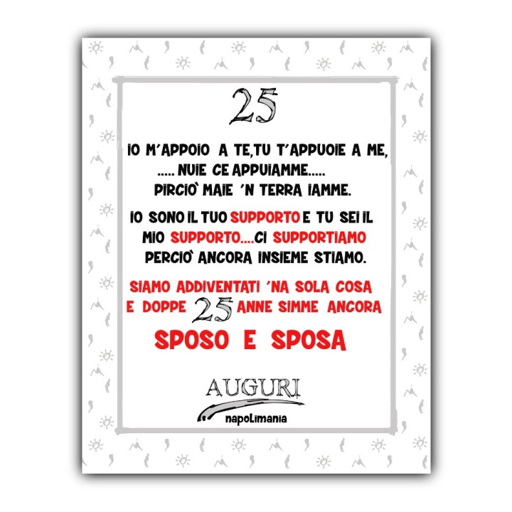 Targa divertente - Semaforo | Napolimania