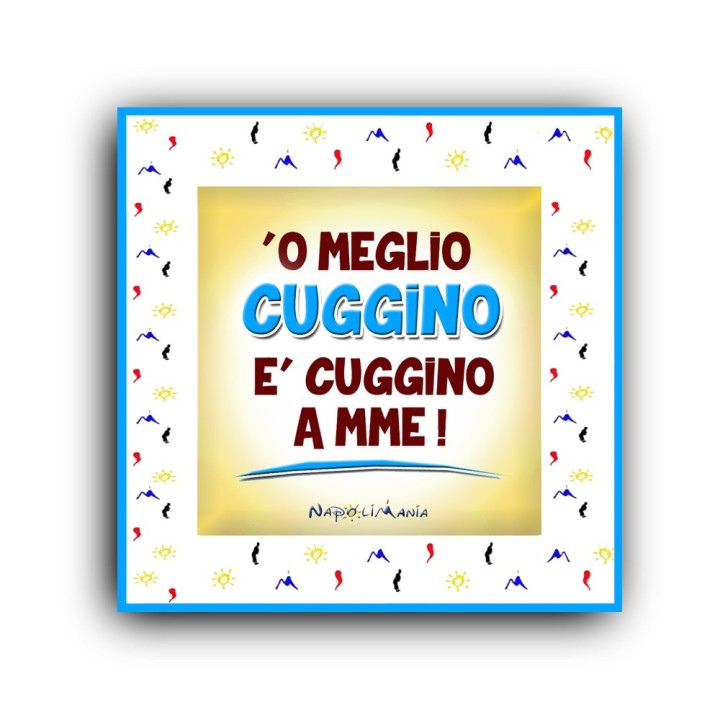 Mattonella per compleanno o meglio cuggino, gadget regalo per la migliore cugina