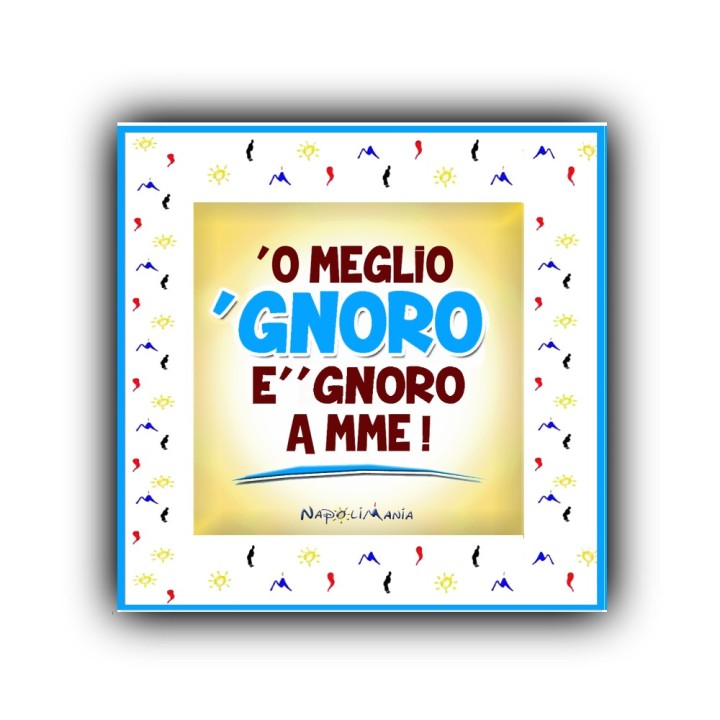 Souvenir Napoli - Mattonella a meglio genero un gadget dedicato al suocero