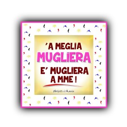 Mattonella a meglio moglie, gadget regalo per la migliore moglie