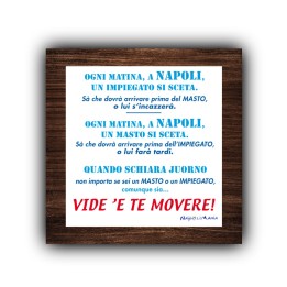 Articoli da regalo divertenti - mattonella Masto | Napolimania