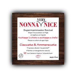 Articoli da regalo divertenti - mattonella Nonna very nice | Napolimania
