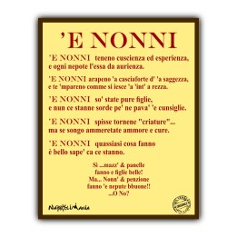 Articoli da regalo divertenti - Targa Nonni | Napolimania