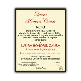 Articoli da regalo divertenti - Targa Laurea Honoris | Napolimania