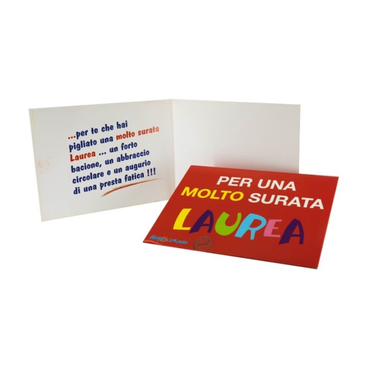 Biglietto di auguri per la laurea | Napolimania