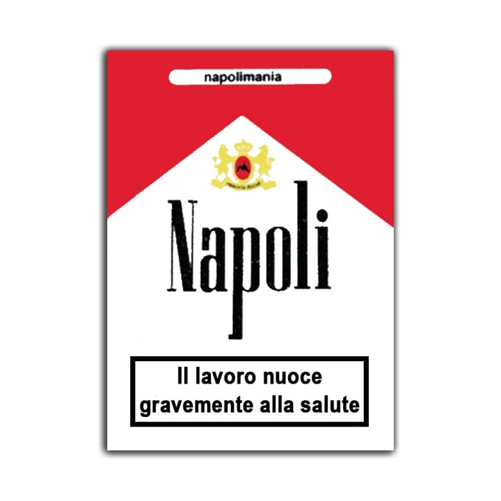 magnetino da frigo con frase su Napoli Idee regalo divertenti -