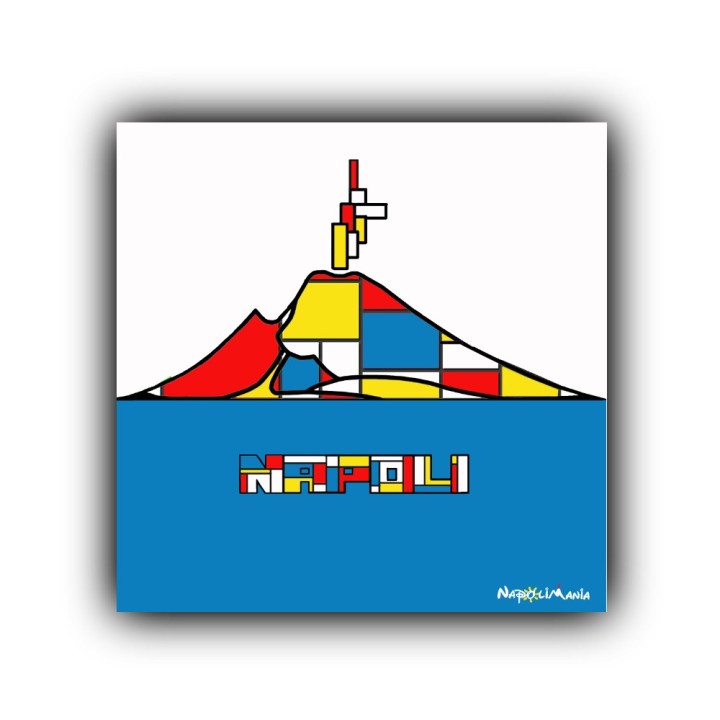 Mattonella panorama Napoli Mondrian
