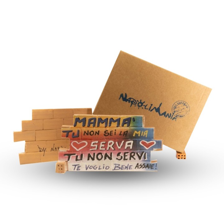 Souvenir Napoli - muretto Mammà tu non sei la mia serva | Napolimania