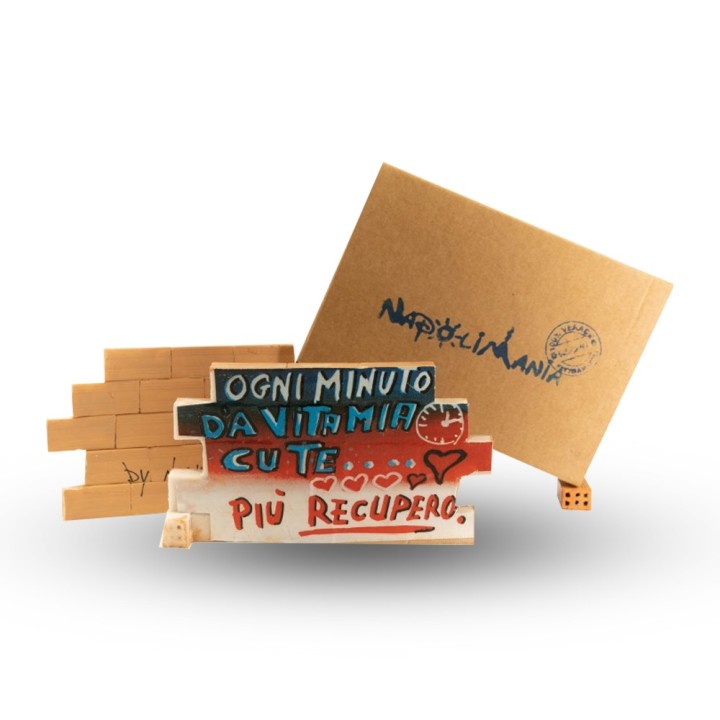 Souvenir Napoli - muretto Ogni minuto d'a vita mia cu te... | Napolimania