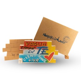 Souvenir Napoli - muretto Voglio campà cu' te | Napolimania