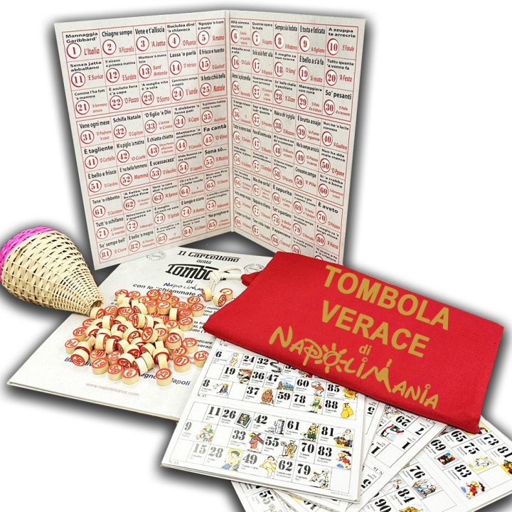 Souvenir Napoli - Cartellone tombola | Napolimania