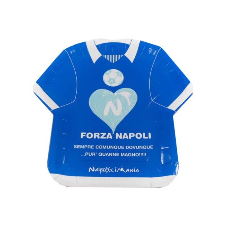 Piatti di carta Forza Napoli|confezione da 10 | Napolimania