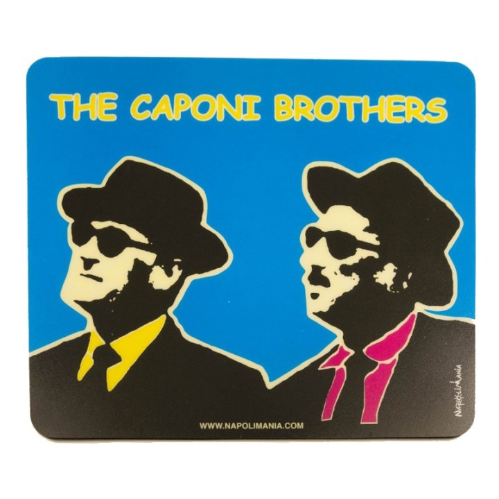 Souvenir Napoli - Tappetino mouse Caponi Brothers|Napolimania