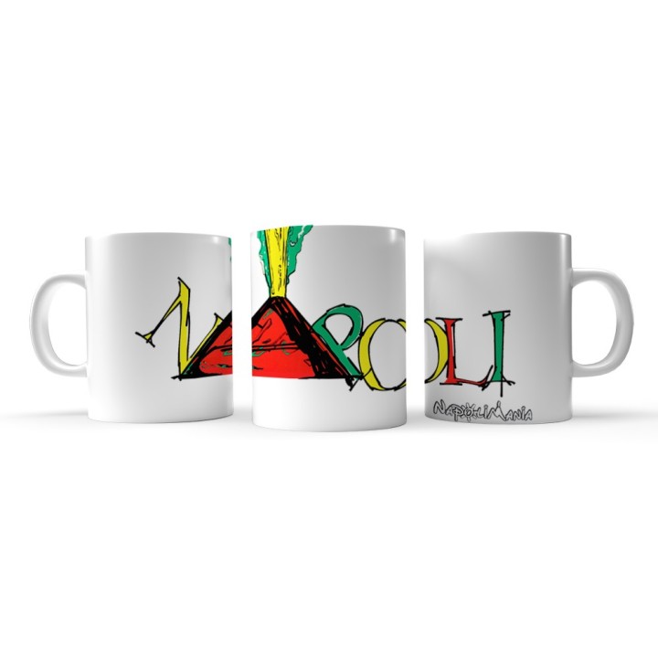 Tazza personalizzata Napoli con disegno stile Warhol