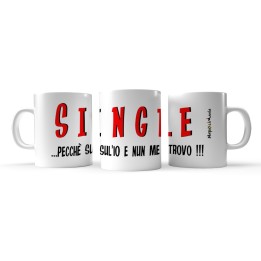 tazza con scritta single