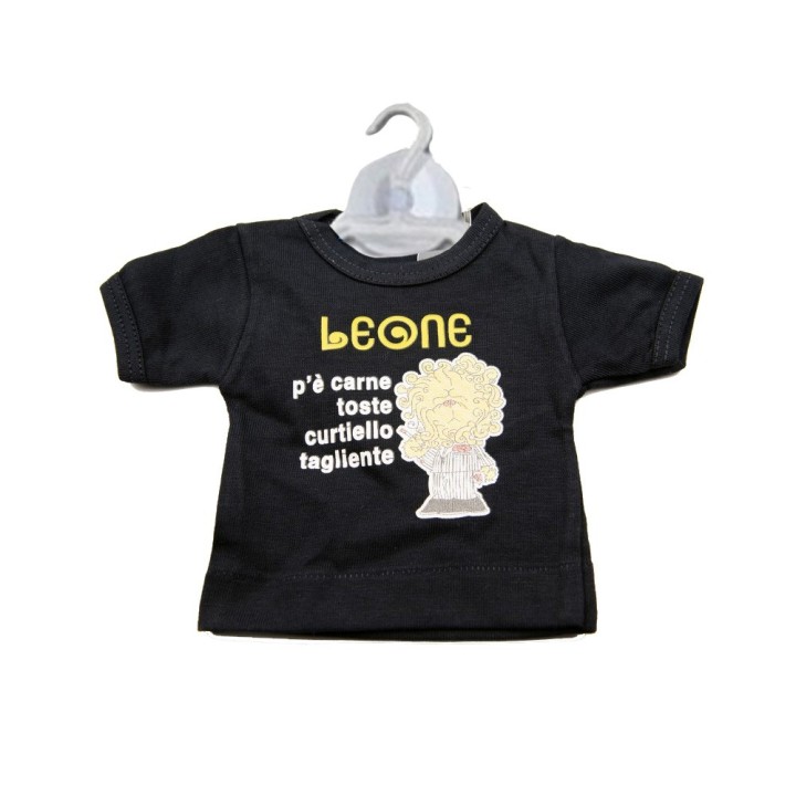 Souvenir Napoli - mini t-shirt divertente - oroscopo Leone | Napolimania