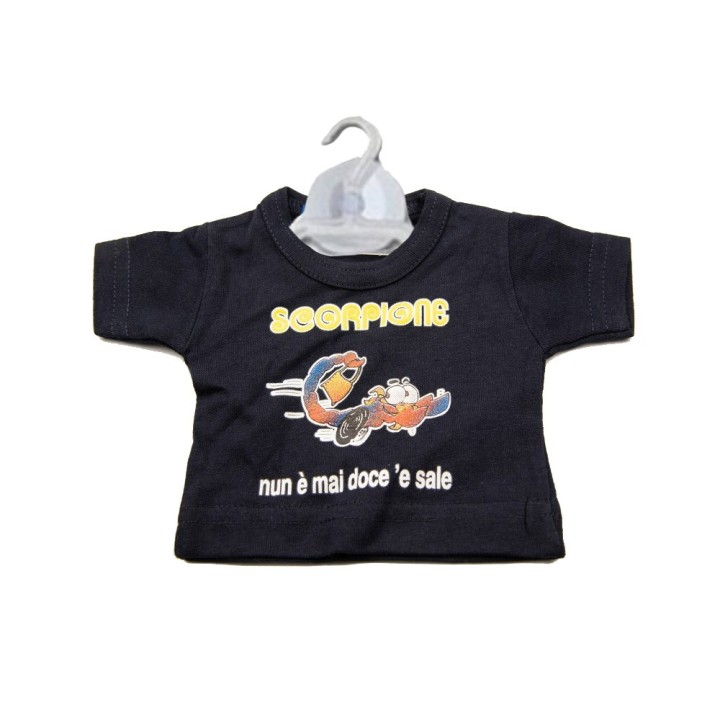 Souvenir Napoli - mini t-shirt divertente - oroscopo Scorpione | Napolimania
